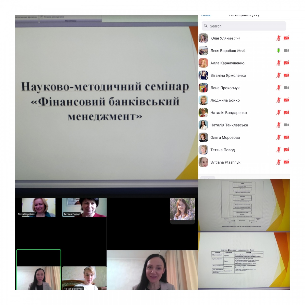 Науково-методичний семінар «Фінансовий банківський менеджмент»